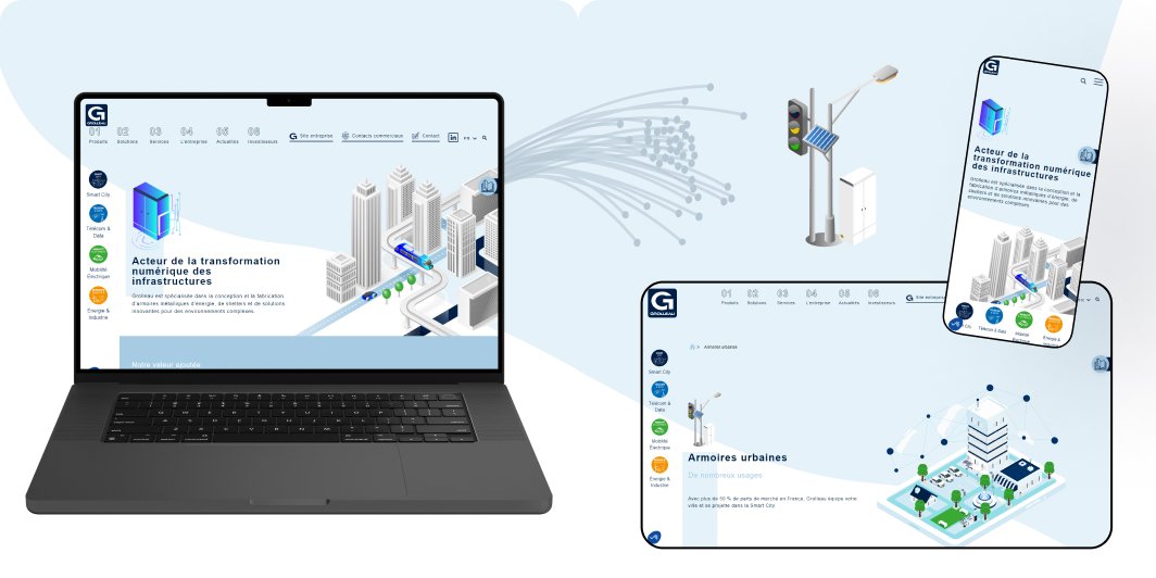 Maquettes du site de Grolleau