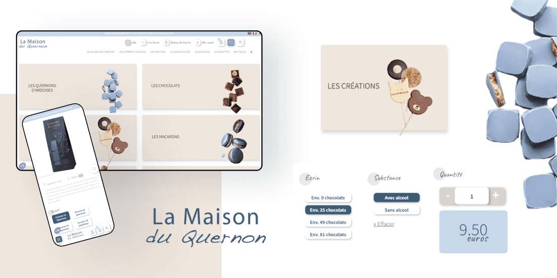 Maquettes du site de Quernon