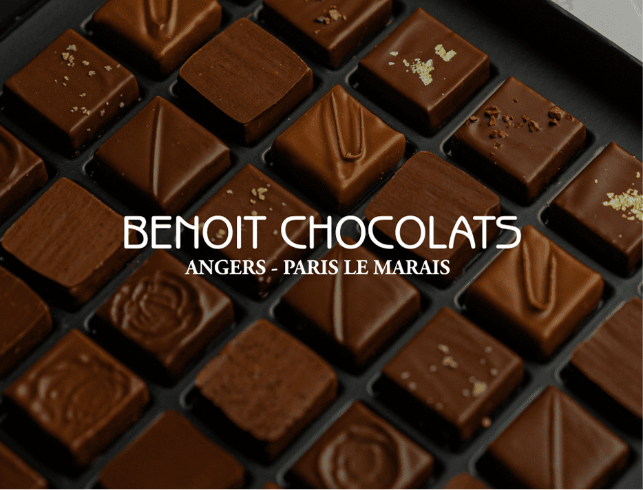 Des bonbons chocolats dans un étui