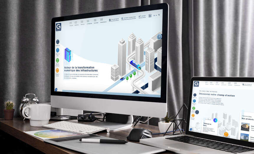 Maquettes du site de Grolleau