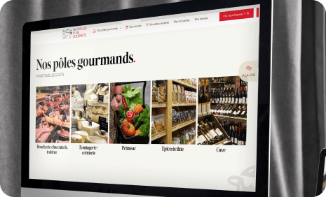 Maquettes du site des Halles et des Gourmets