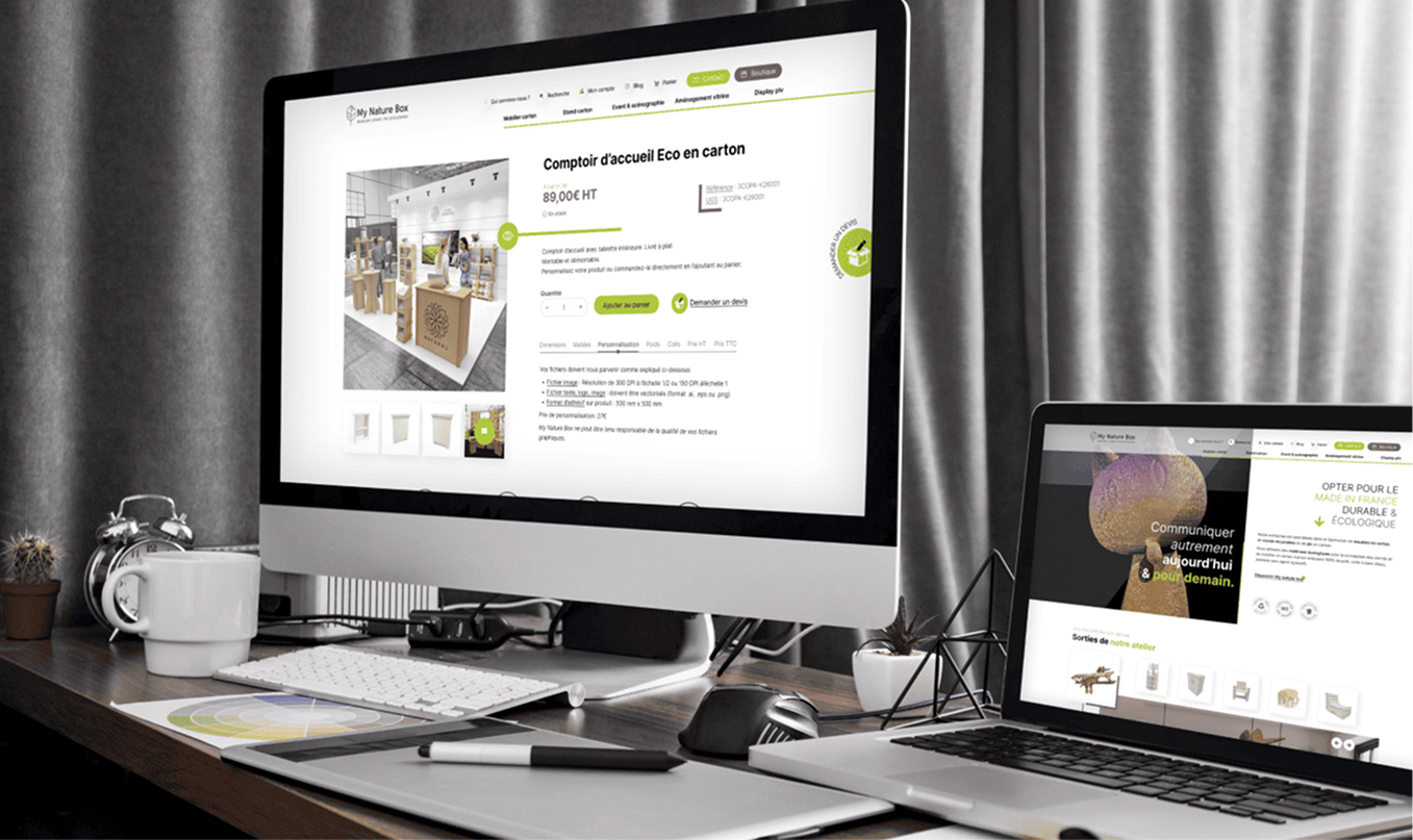 Maquettes de My Nature Box