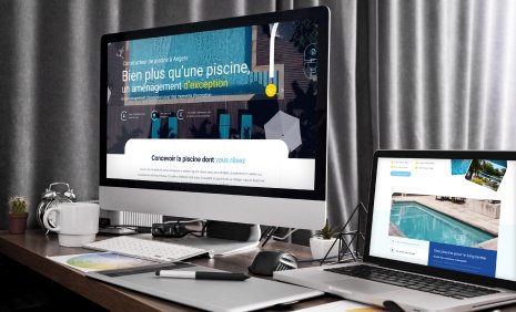 Maquettes du site de Piscinistes Associ&eacute;s