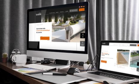 Maquettes du site de Sofatec