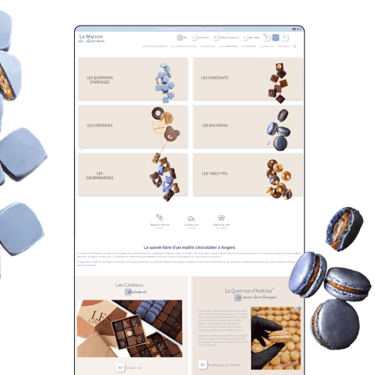 Maquettes du site de Quernon