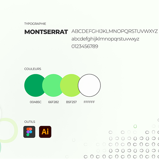 Charte grahique du site d'Essentiels pharma