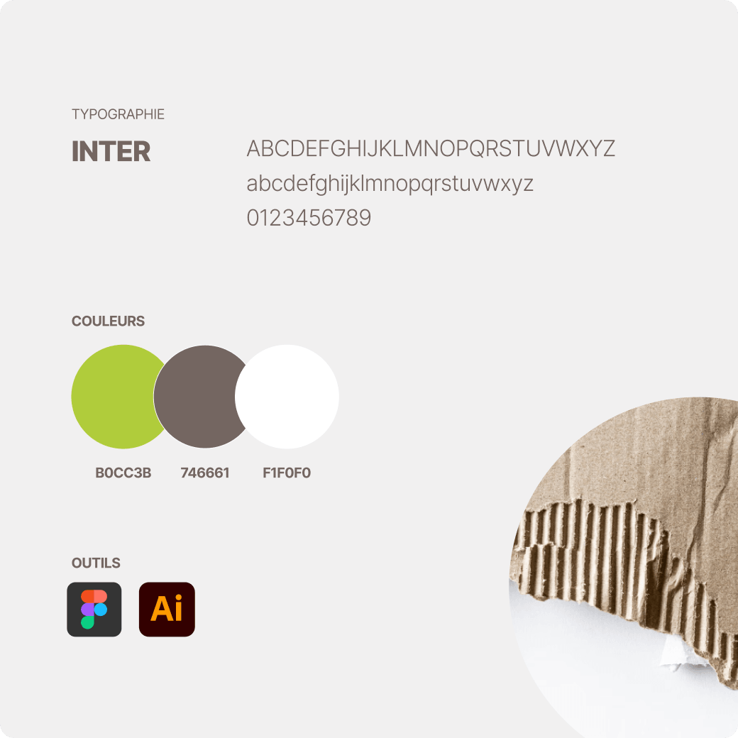 Charte graphique de My Nature Box