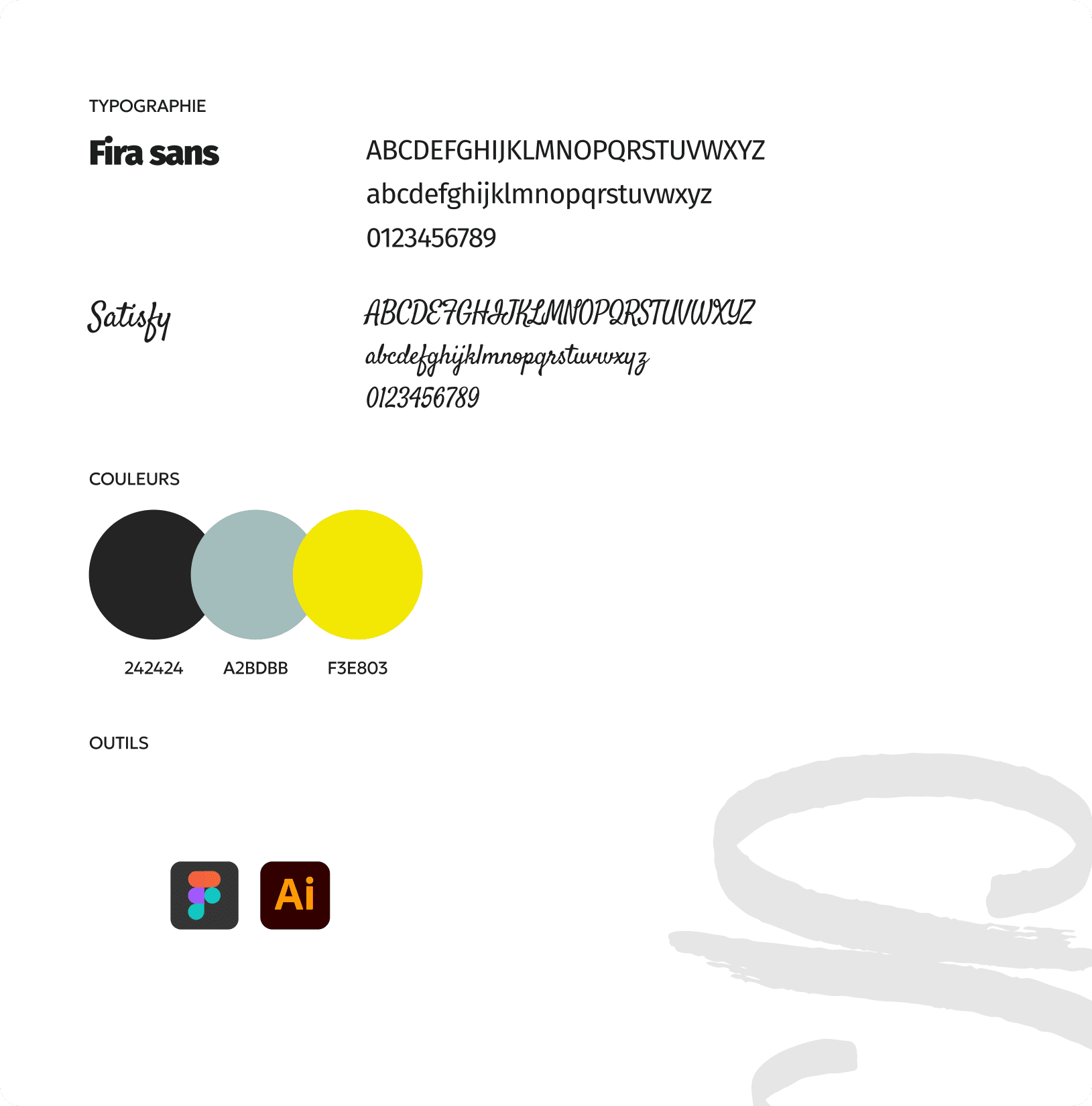 Charte graphique de Servi Couleurs