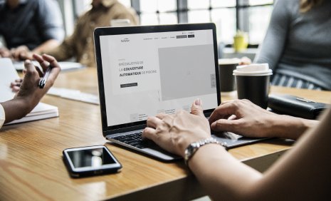 Wireframes du site de Sofatec