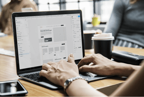 Wireframes du site des Halles et des Gourmets
